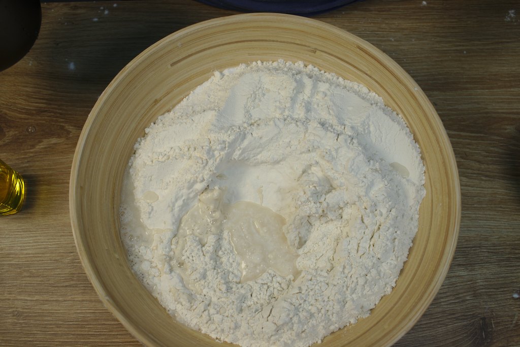 bread recipe - flour and water