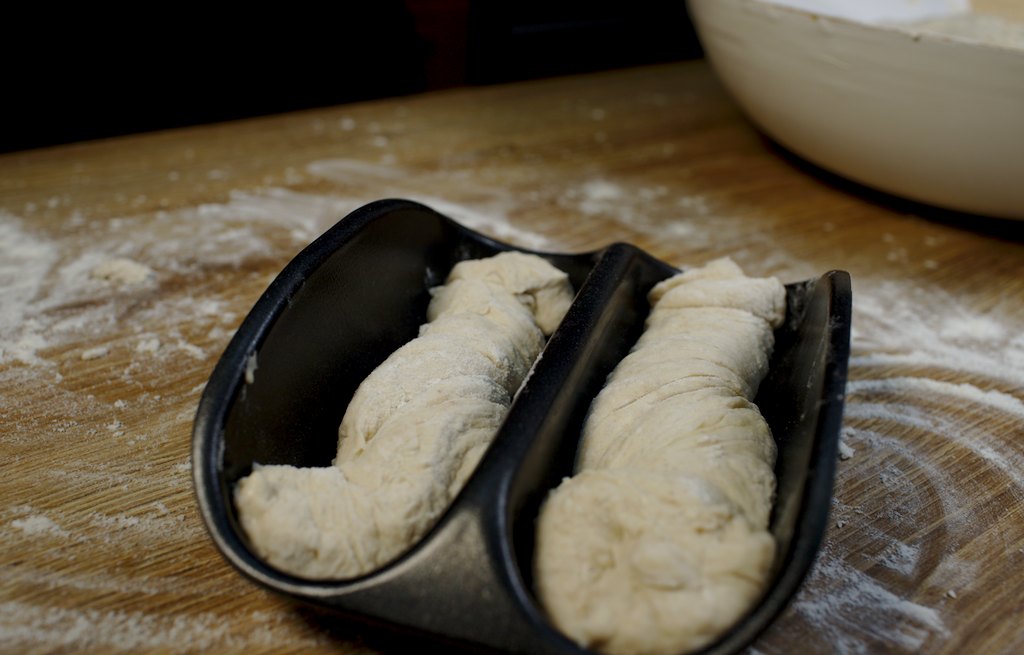bread recipe - baking tray
