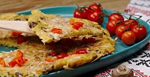 Röstizza – Romanian vegan Parjoale also known as potato omelette